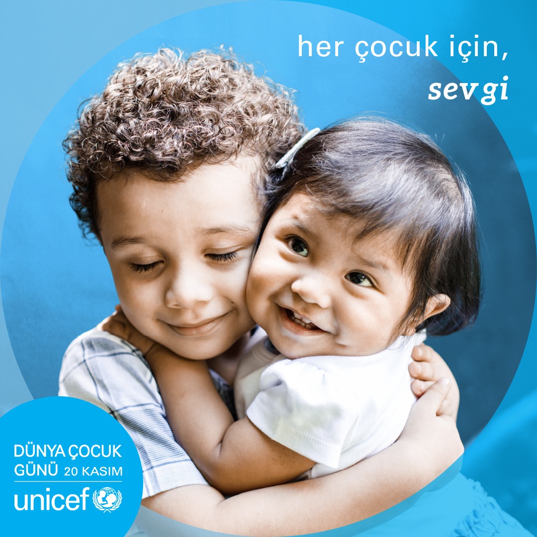 UNICEF Türkiye, Dünya Çocuk Günü’nünde herkesi   “Tek Bir Takım” olmaya çağırdı