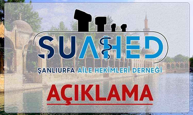 ŞANLIURFA AİLE HEKİMLERİ DERNEĞİNDEN AÇIKLAMA “AŞI YOK SORUŞTURMASI VAR!”