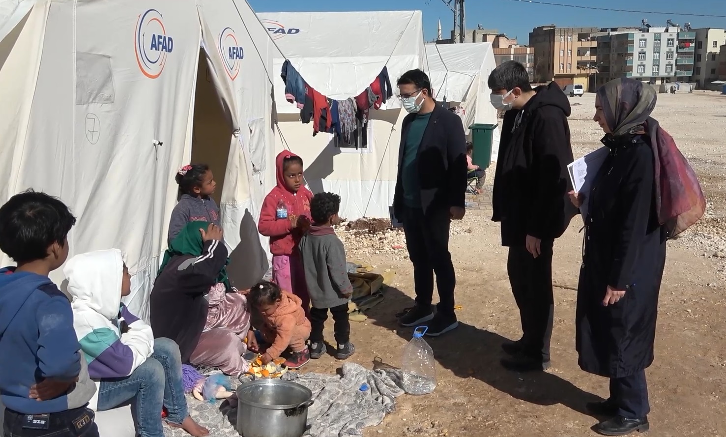 Şanlıurfa’da Depremzedelere psikososyal destek çalışmaları başlatıldı.