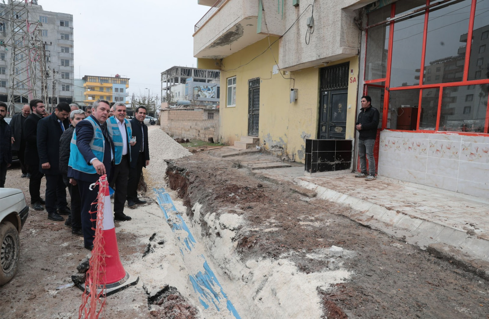 SURUÇ İLÇESİNDE ALT YAPI PROJELERİ ARALIKSIZ DEVAM EDİYOR