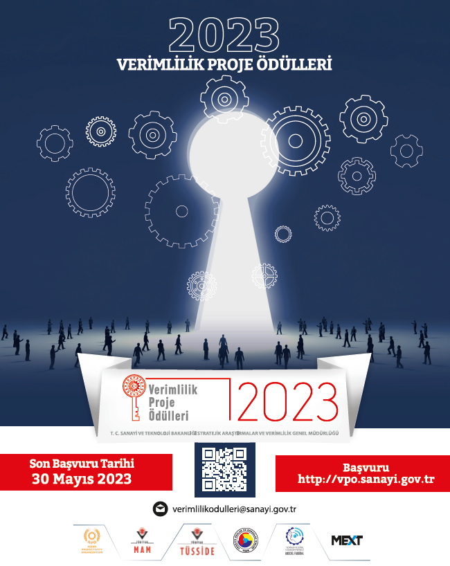 Verimlilik Proje Ödülleri 2023 Ödül ve Bağımsız Değerlendirici Başvuruları Başladı