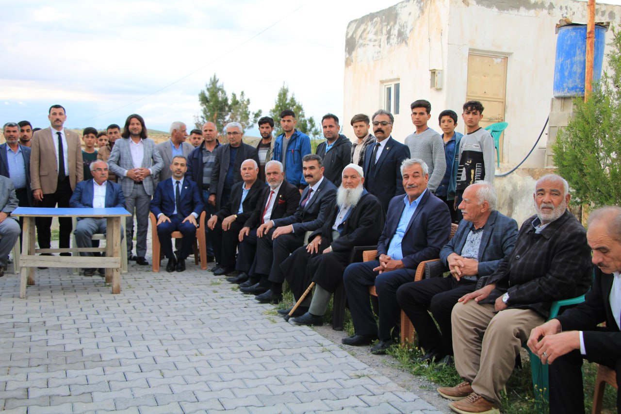 Refah Partisi Şanlıurfa Milletvekili Adayı Hacı Almas, Birecik Kırsal Mahallelerini ziyaret etti