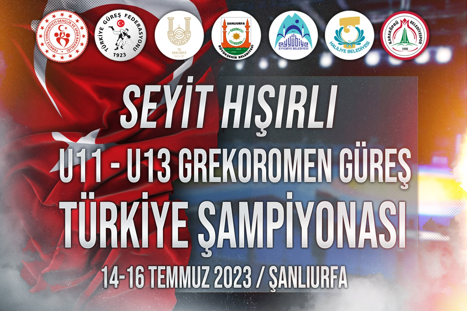 U11 – U13 GREKO – ROMEN GÜREŞ TÜRKİYE ŞAMPİYONASI ŞANLIURFA’DA YAPILACAK