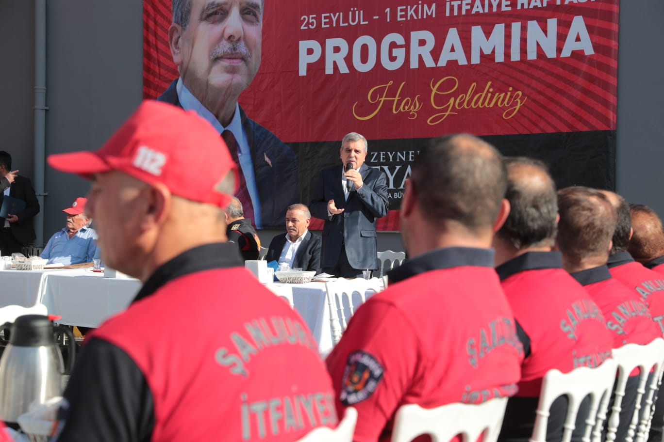 BAŞKAN BEYAZGÜL; “TÜM İTFAİYE ERLERİMİZLE İFTİHAR EDİYORUZ”