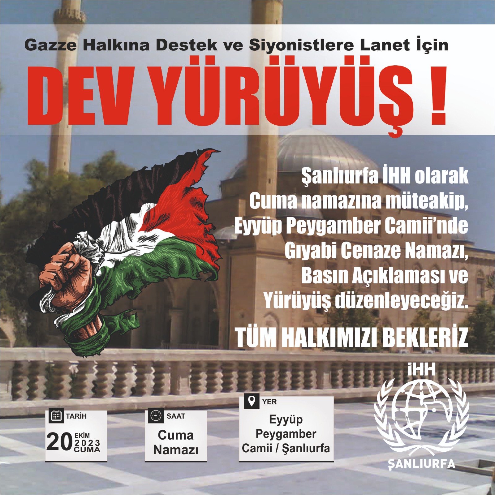 DEV YÜRÜYÜŞE DESTEKLERİNİZİ VE KATILIMLARINIZI BEKLERİZ!