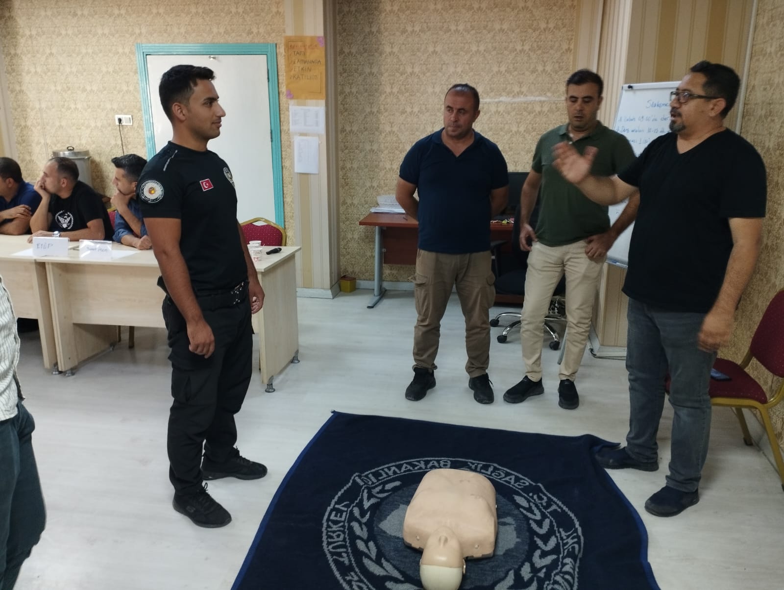 Trafik Polislerine İlkyardım Eğitimi Verildi.