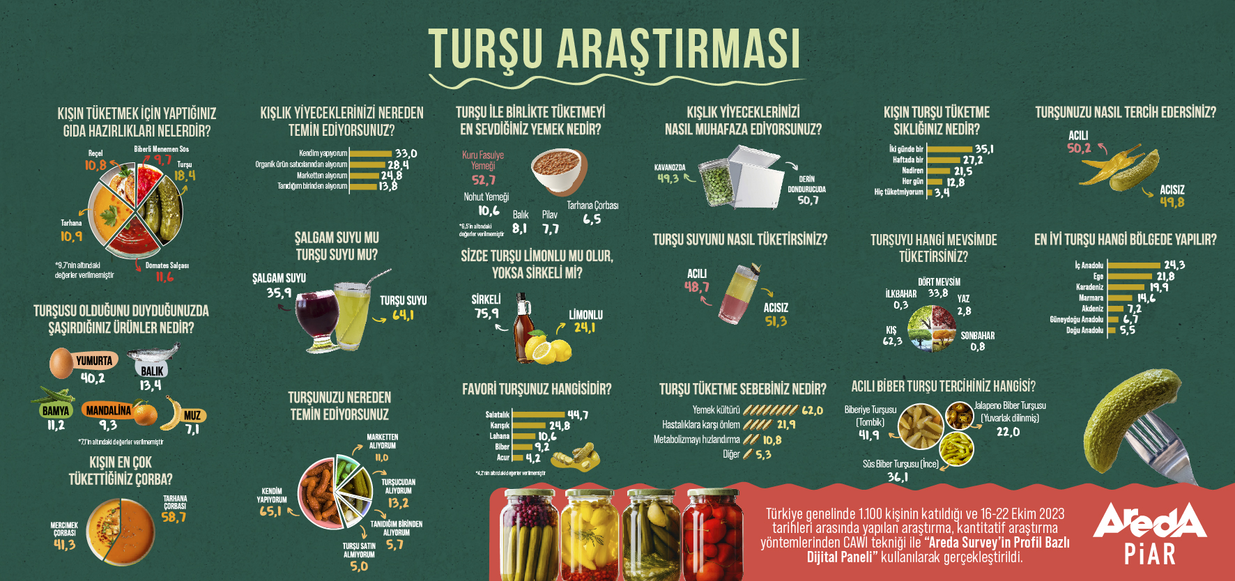 14 Kasım Dünya Turşu Gününe Özel Araştırma: Limonlu mu yoksa sirkeli mi?