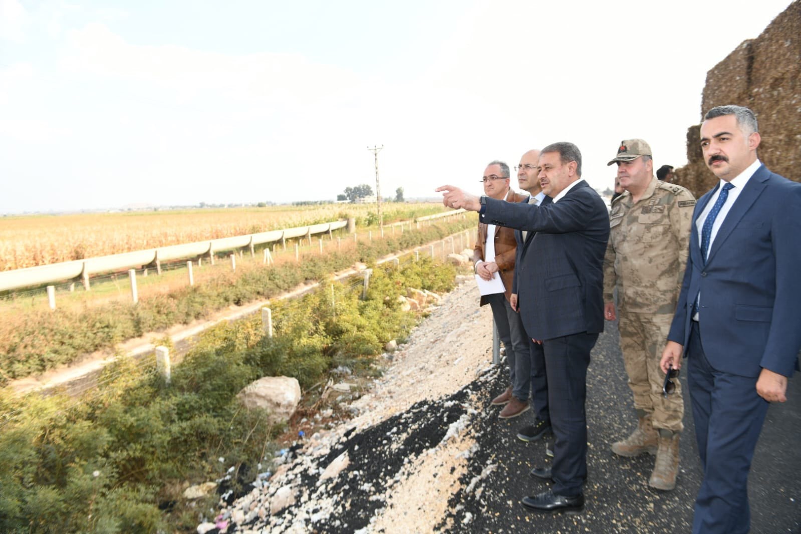 ŞANLIURFA VALİSİ ŞILDAK SULAMA KANALLARINI İNCELEDİ