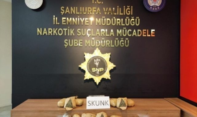 Şanlıurfa’da 4 kilo 450 gram sentetik uyuşturucu yakalandı