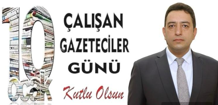 Şanlıurfa İl Sağlık Müdürü Doç.Dr. Abdullah Solmaz 10 Ocak Çalışan Gazeteciler günü’nü kutladı.