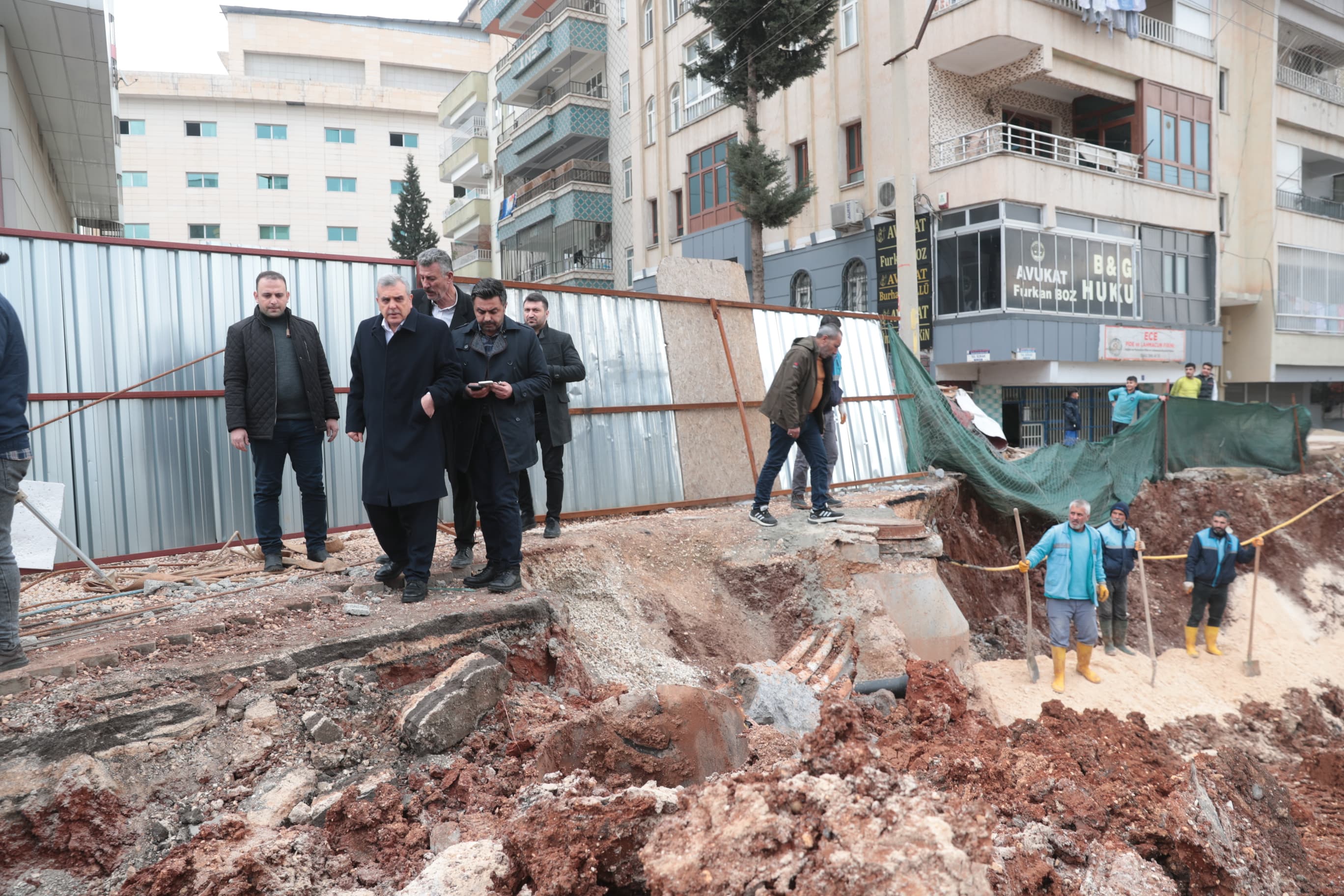 BAŞKAN BEYAZGÜL, KOLLEKTÖR HATTINDAKİ ÇALIŞMALAR TAMAMLANDI