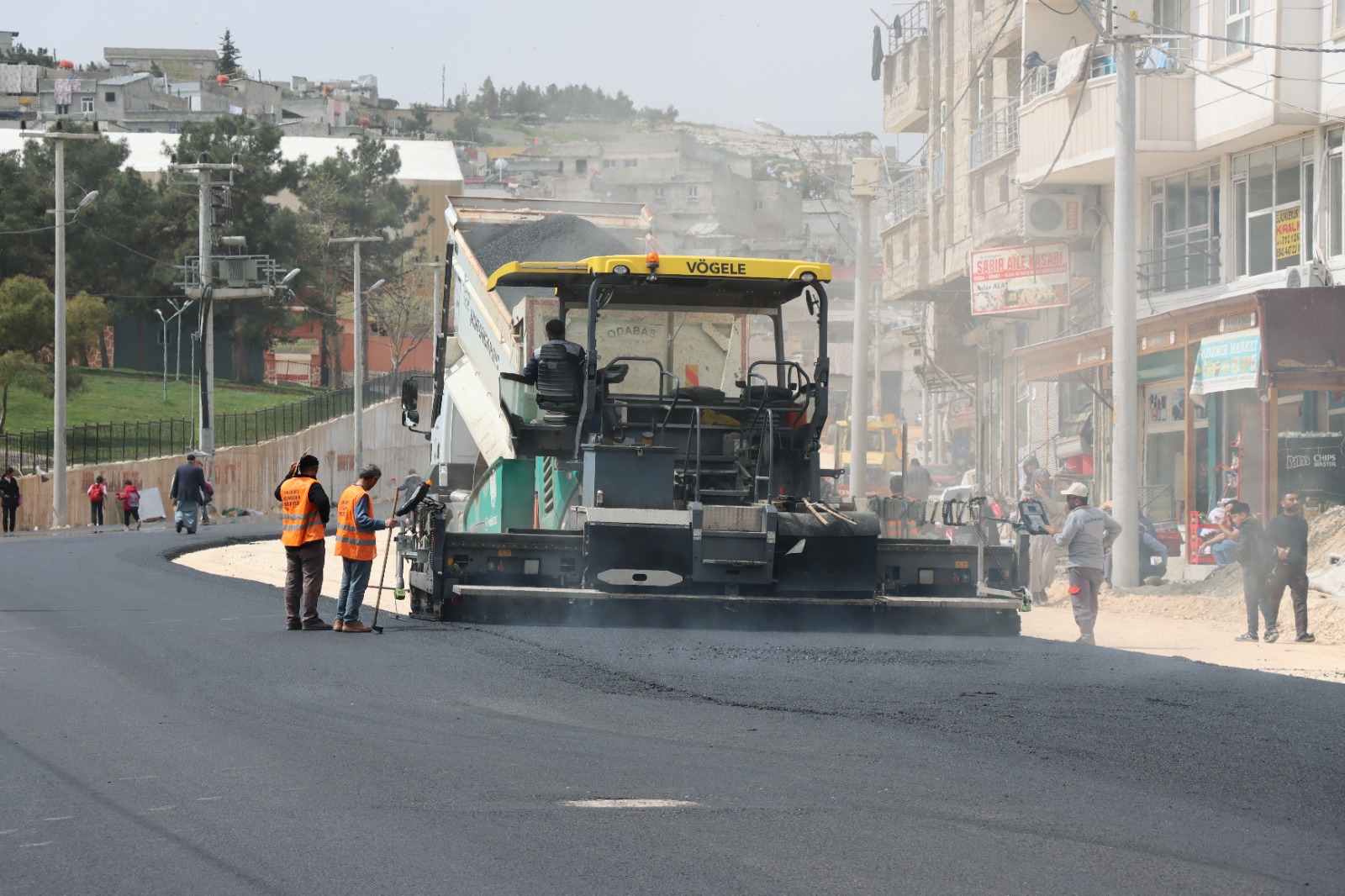 TURİZM YOLU’NDA ASFALT ÇALIŞMASI