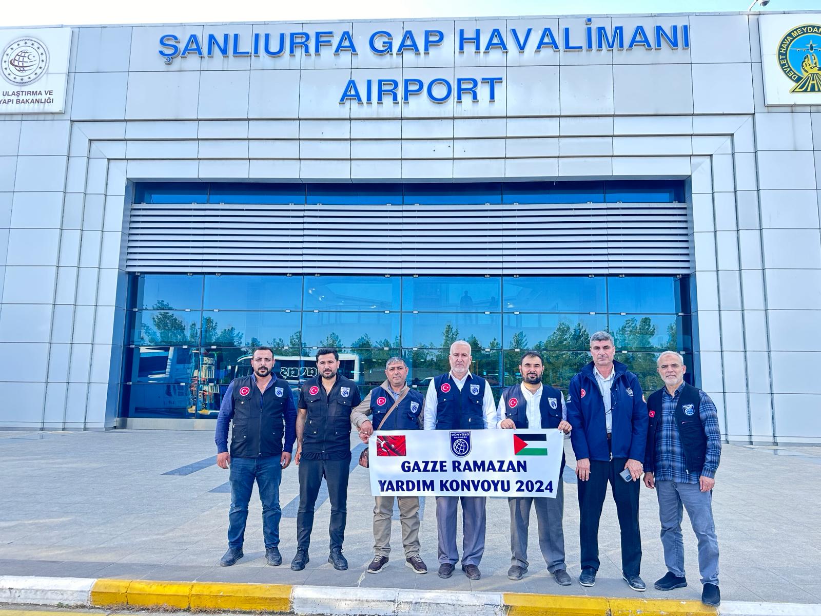 Şanlıurfa Günyüzü Derneği, Gazze’ye Yardım için Mısır’da