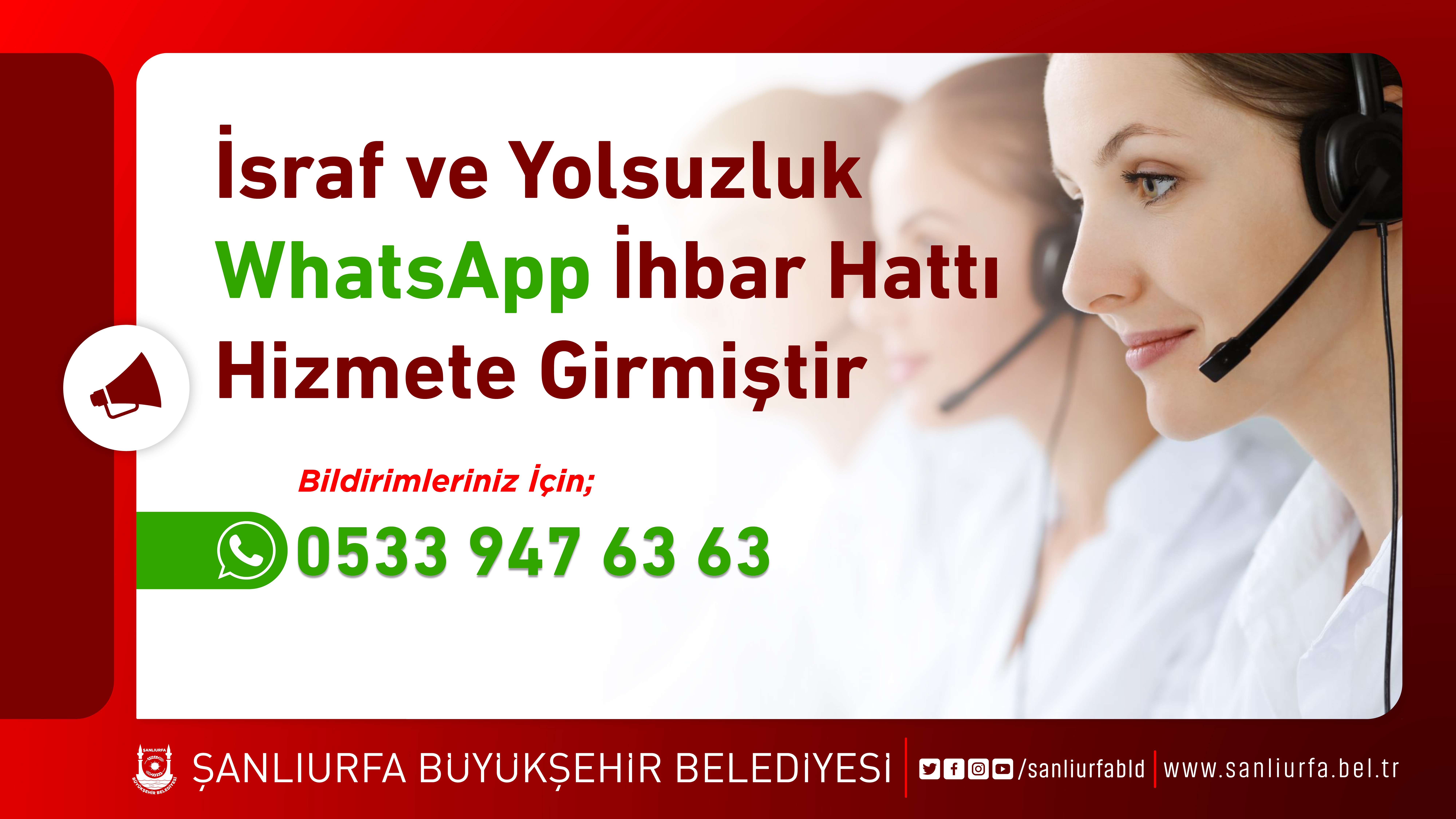 İSRAF VE YOLSUZLUK İHBAR HATTI HİZMETE GİRDİ