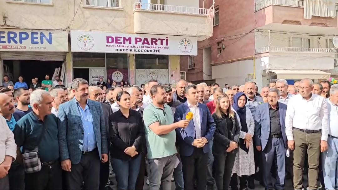 BİRECİK “DEM” PARTİ’DEN BASIN AÇIKLAMASI