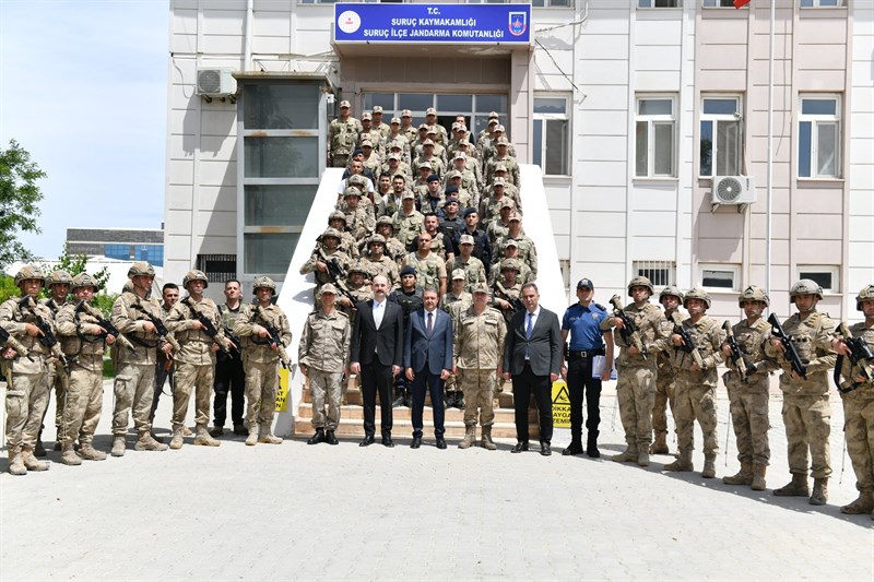 Vali Hasan Şıldak, Suruç’ta çeşitli temaslarda bulundu