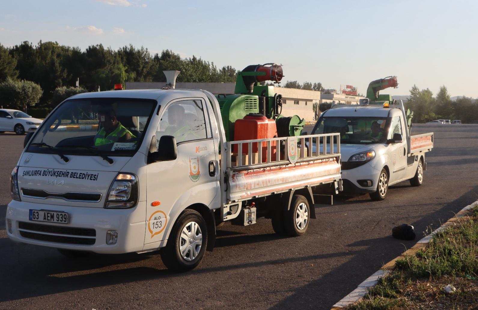 ŞANLIURFA BÜYÜKŞEHİR BELEDİYESİ VEKTÖRLE MÜCADELEDE İŞİ SIKI TUTUYOR