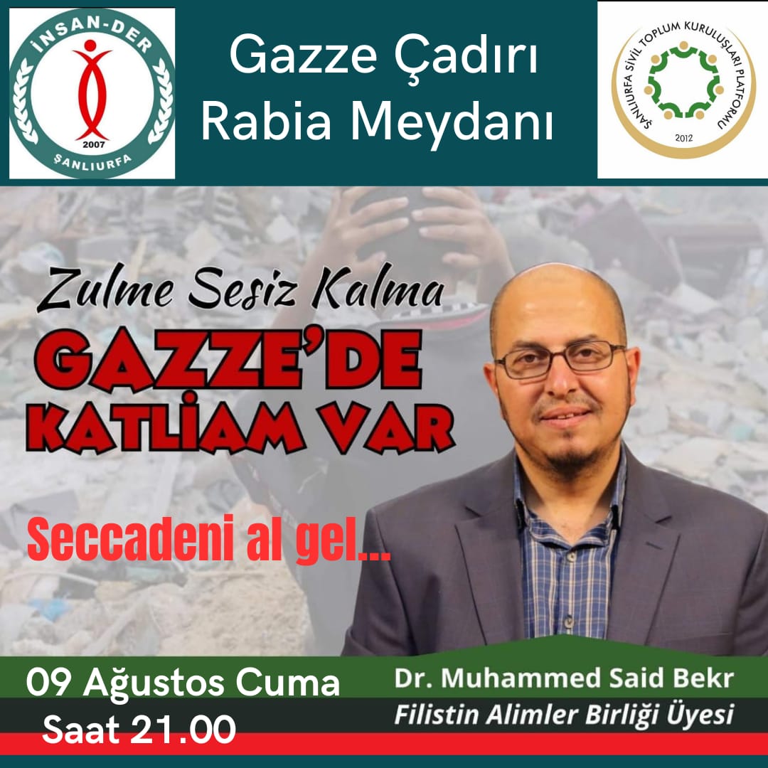 Dr. Muhammed Said Bekr : Hiçbir kıymetli şey bedel ödenmeden elde edilemez.