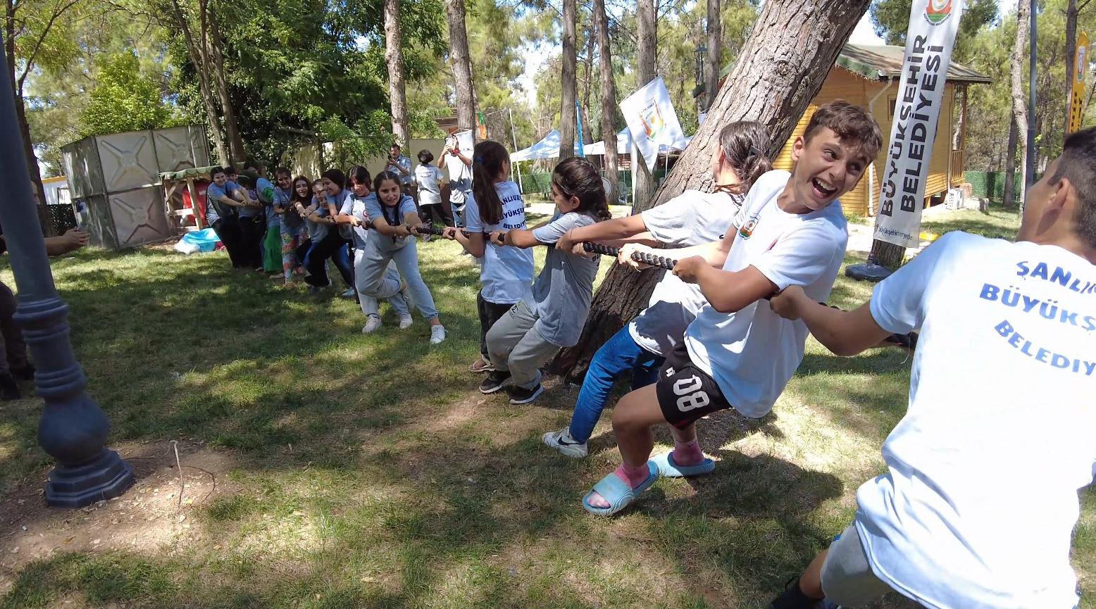 ÇOCUKLAR YAZ KAMPI İLE UNUTULMAZ ANLAR YAŞADI