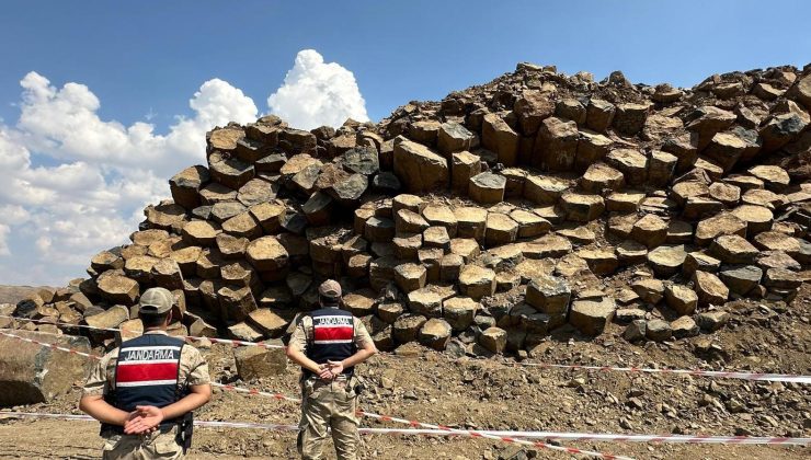 Siverek’teki Doğa Harikası Bazalt Sütunlar Koruma Altında