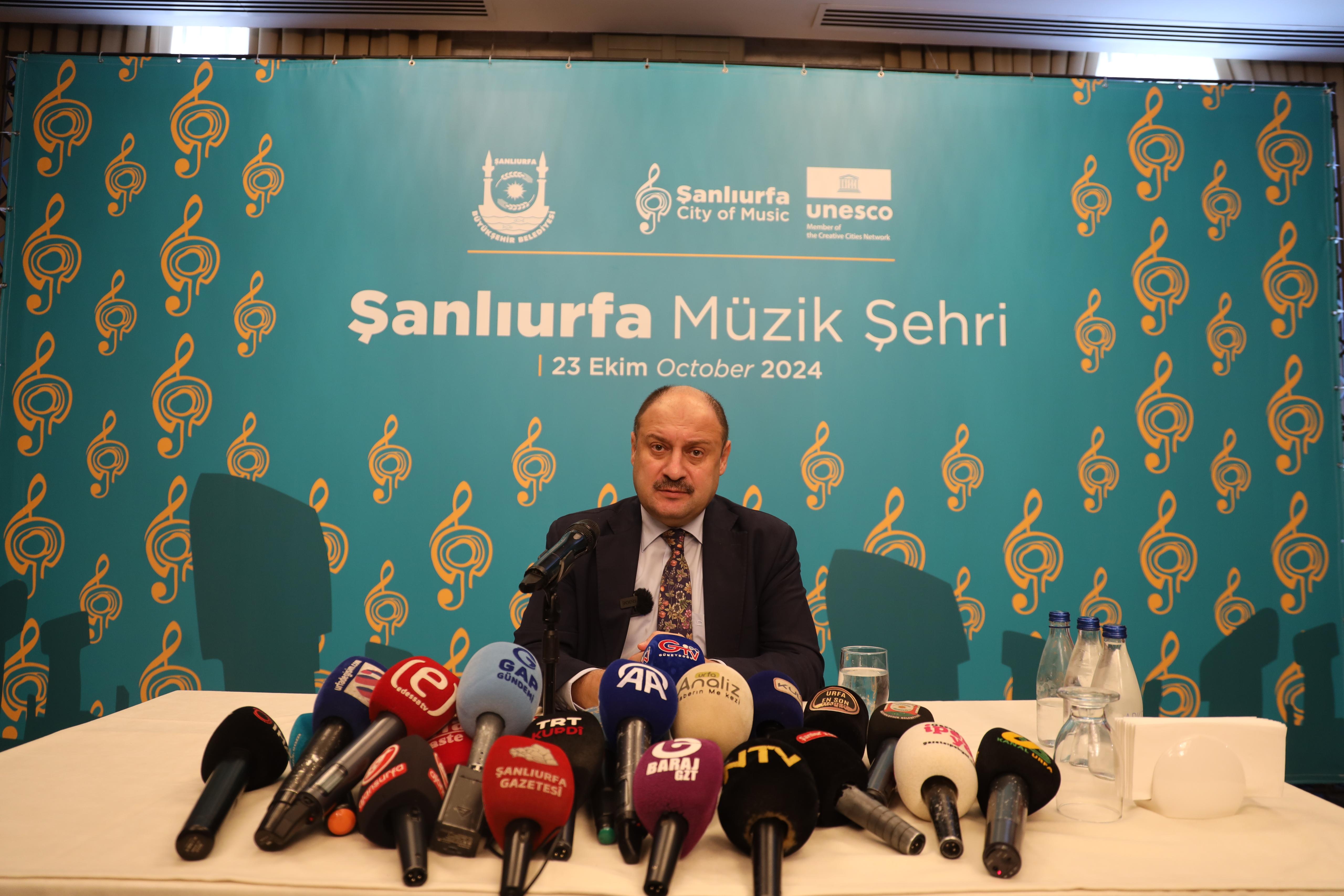 BAŞKAN MEHMET KASIM GÜLPINAR, “ŞANLIURFA MÜZİK OLİMPİYATLARINA HAZIRLANIYOR”