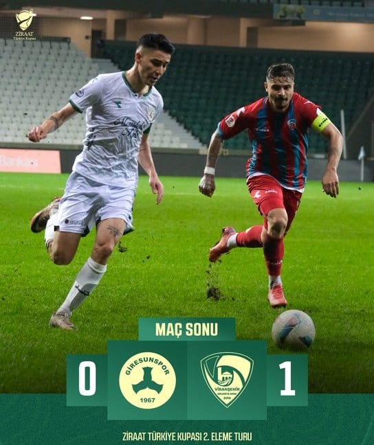 VİRANŞEHİR BELEDİYESPOR KUPADA TURLADI