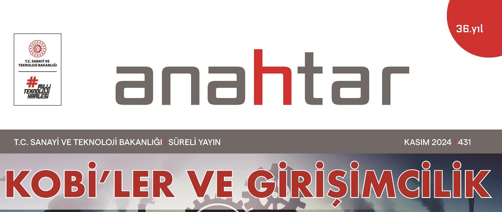 Anahtar Dergisi – Kasım 2024 Sayısı Yayımlandı