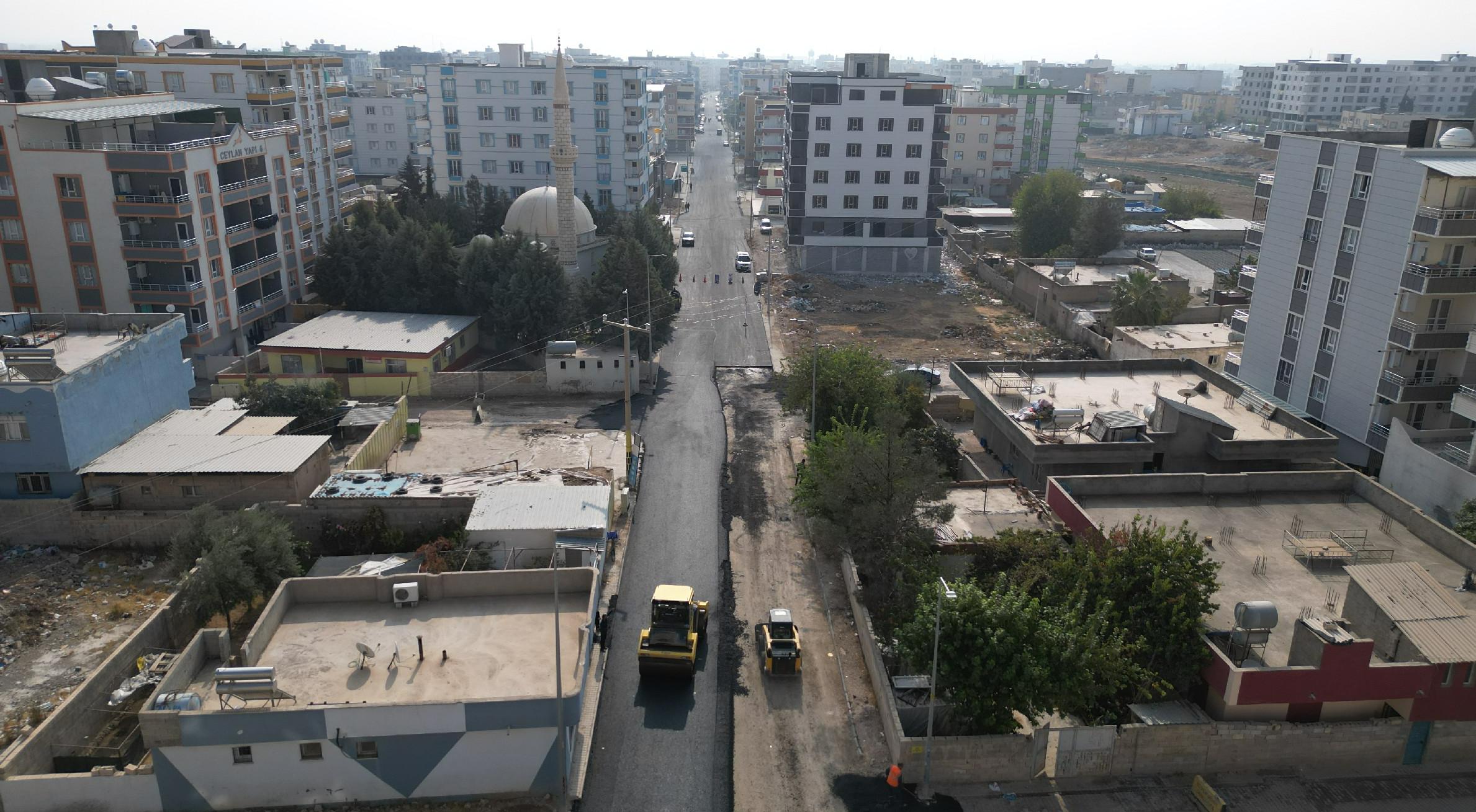 ŞANLIURFA BÜYÜKŞEHİR BELEDİYESİ CEYLANPINAR’DA ÜSTYAPI YATIRIMLARINI SÜRDÜRÜYOR