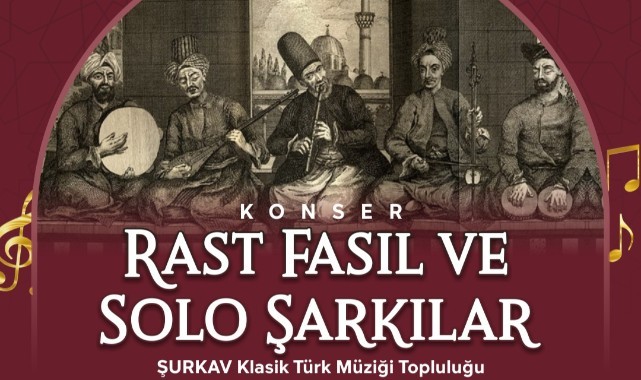 ŞURKAV Türk Sanat Müziği Konseri Düzenliyor