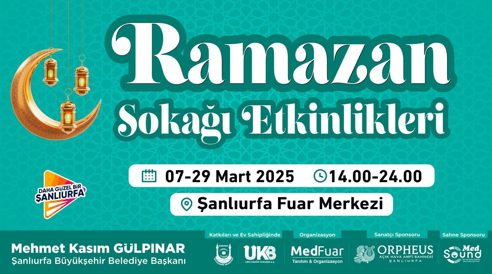 ŞANLIURFA’DA RAMAZAN SOKAĞI ETKİNLİKLERİ BAŞLIYOR